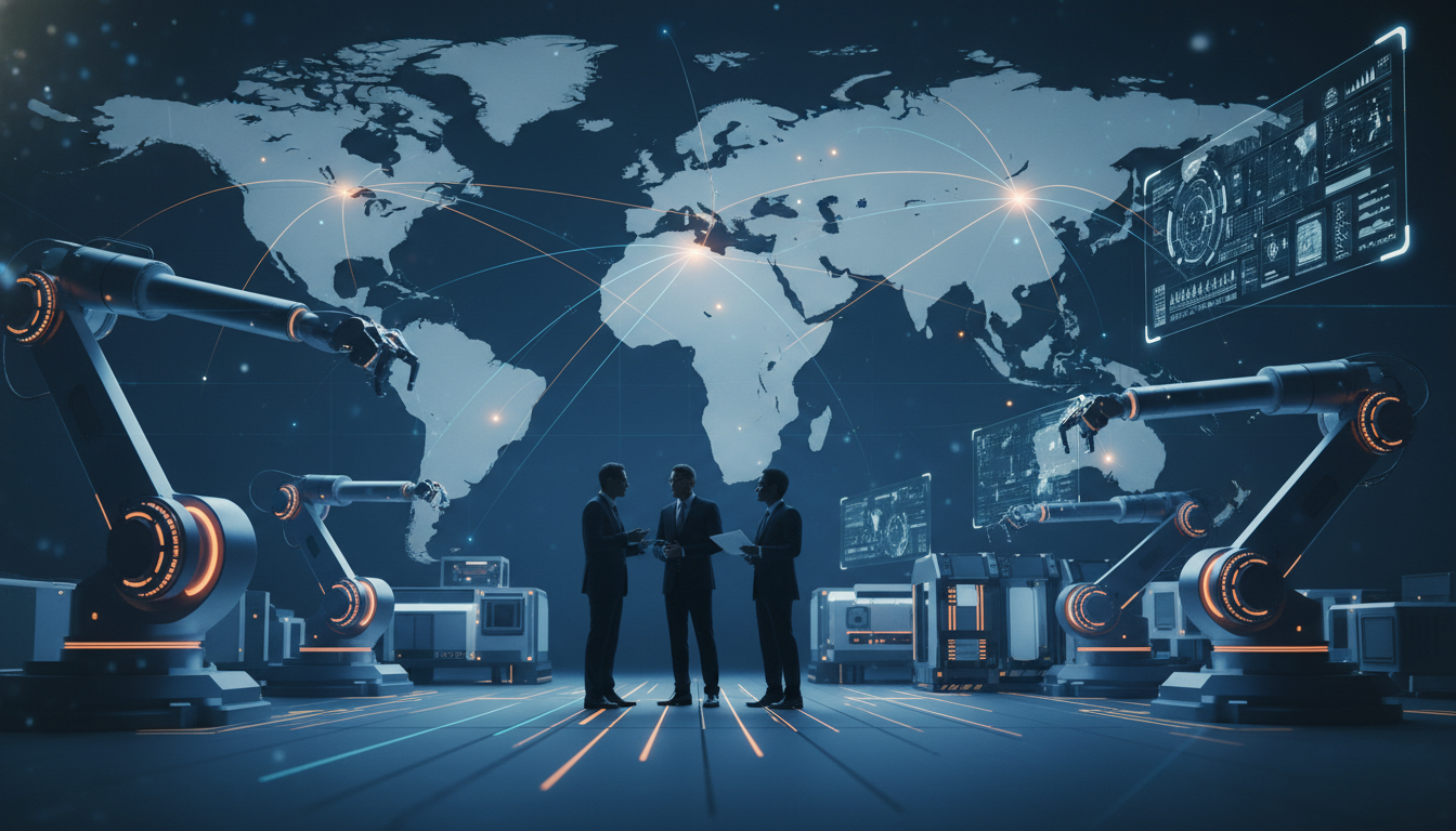 Global network of industrial innovation and professional collaboration at trade shows.